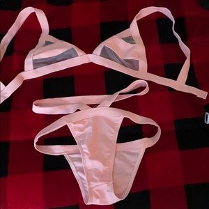 Pink bikini